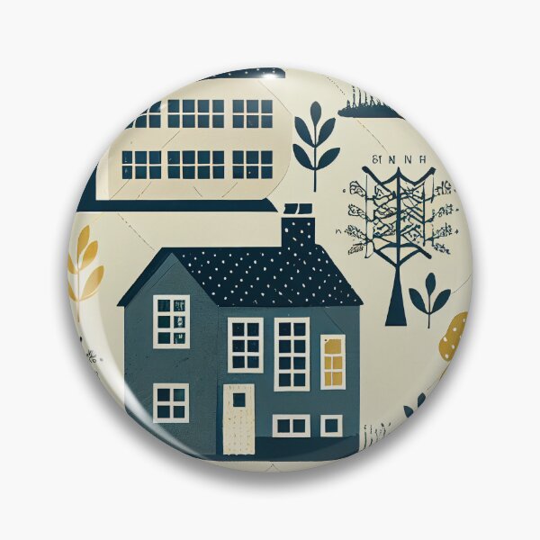 Artikelvorschau, Cute Coarse Modern Farmhouse Pattern Digital Painting entworfen und verkauft von CodeAndColors.