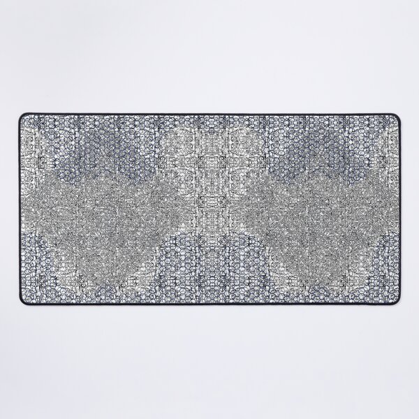 Item preview, Fractal honeycomb Smoke Union Dark Blue & Gray (v1) designed and sold by AJLeibengeist.