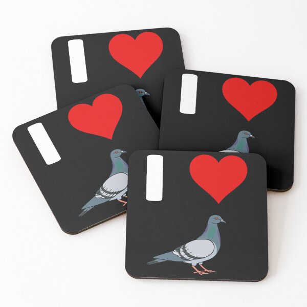 Item preview, I Love pigeons   designed and sold by NourishingCup.