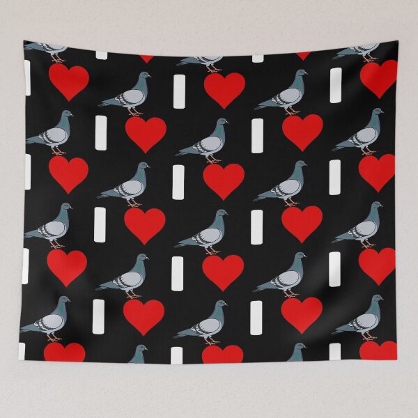 Item preview, I Love pigeons   designed and sold by NourishingCup.