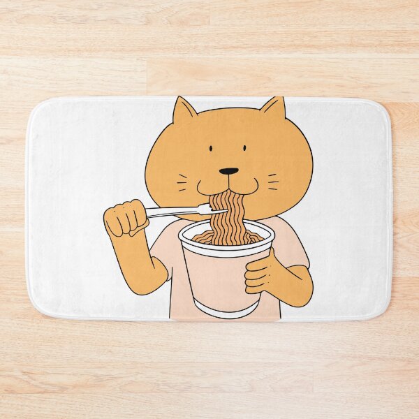 Item preview, Cat Eating ramen designed and sold by FeelinGGo ✅.
