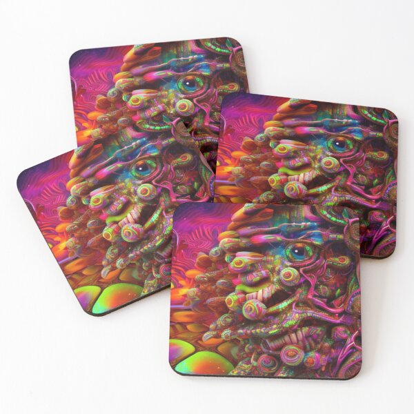 Artikelvorschau, Psychedelic Face #95 - Part of Our Psychedelic Faces Collection entworfen und verkauft von Psychedelic Psychos.
