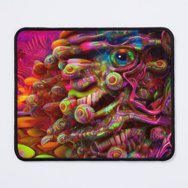 Aperçu de l'œuvre Psychedelic Face #95 - Part of Our Psychedelic Faces Collection créée et vendue par Psychedelic Psychos.
