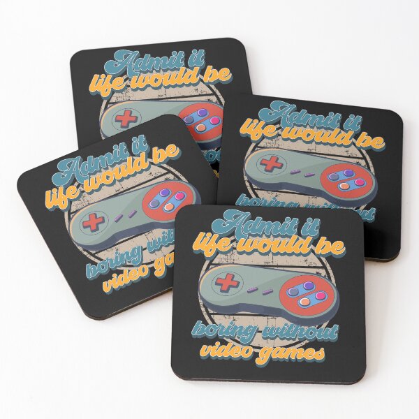 Item preview, Admítelo, la vida sería aburrida sin los videojuegos-Divertido controlador de juegos vintage- designed and sold by HomeCoquette.