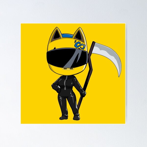 Aperçu de l'œuvre Chibi Celty créée et vendue par Sakuga Drip.