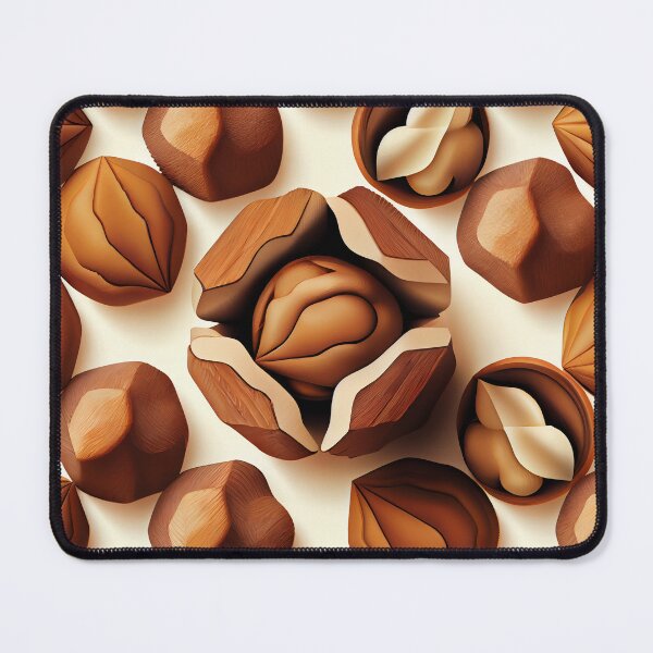 Item preview, Bright Shelled Nuts Pattern Digital Painting designed and sold by CodeAndColors.