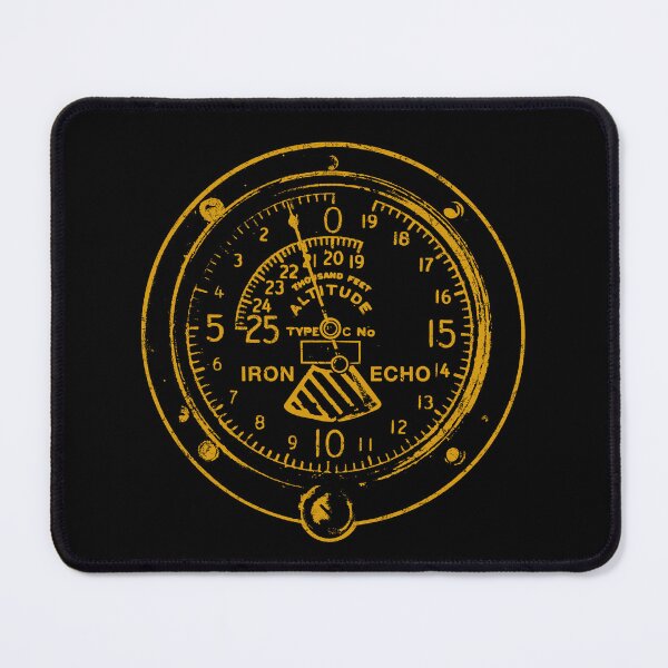 Item preview, General Aviation Private Pilot Airplane Altimeter Retro designed and sold by IronEcho.