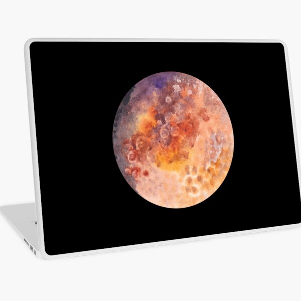 Watercolor Pluto Laptop Skin