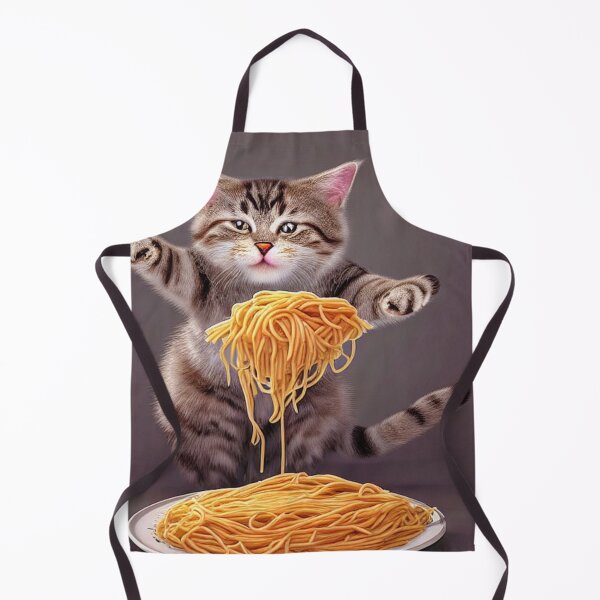Item preview, Cat Eating Spaghetti #10 designed and sold by Yarora.ai.