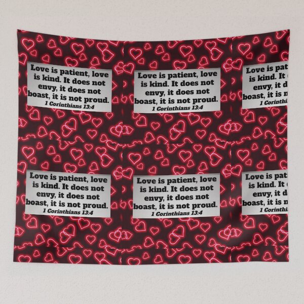Item preview, Love is patient  designed and sold by ArtsOfWonder.
