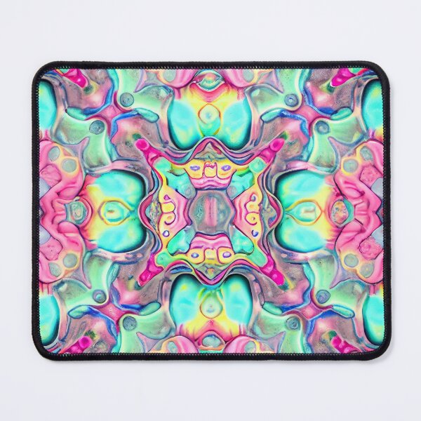 Item preview, Ceramic Psychedelic Pastel Calming Maximalist Pattern Digital Painting designed and sold by CodeAndColors.