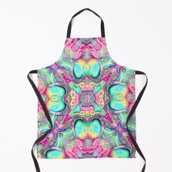 Item preview, Ceramic Psychedelic Pastel Calming Maximalist Pattern Digital Painting designed and sold by CodeAndColors.