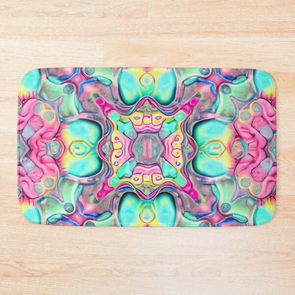Item preview, Ceramic Psychedelic Pastel Calming Maximalist Pattern Digital Painting designed and sold by CodeAndColors.