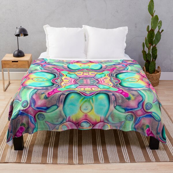 Item preview, Ceramic Psychedelic Pastel Calming Maximalist Pattern Digital Painting designed and sold by CodeAndColors.