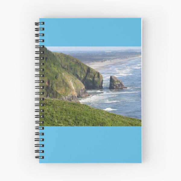 Item preview, Central Oregon Coast From Rocky Cliffs to Sandy Beach Looking South designed and sold by TechLaughs.