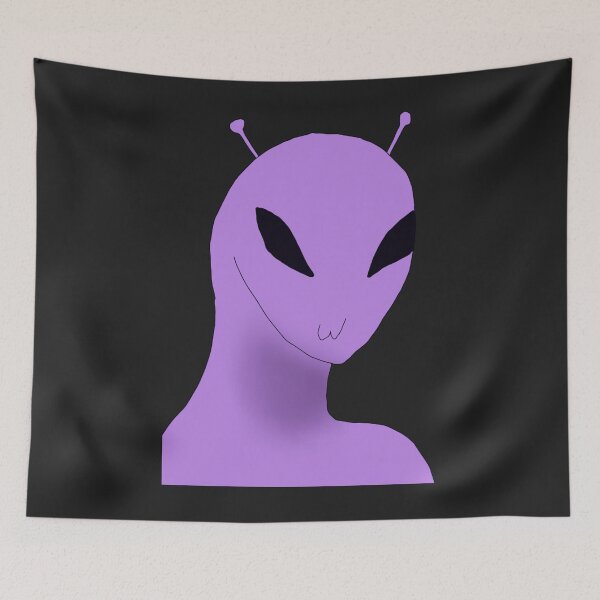 Item preview, Funny Purple Alien designed and sold by Usagicollection.