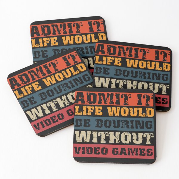 Item preview, Admítelo, la vida sería aburrida sin los videojuegos: dicho divertido de jugador retro designed and sold by HomeCoquette.