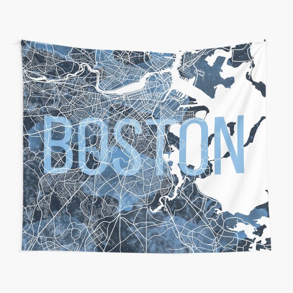 "Boston Mass " Tapestry for Sale by polliadesign Redbubble