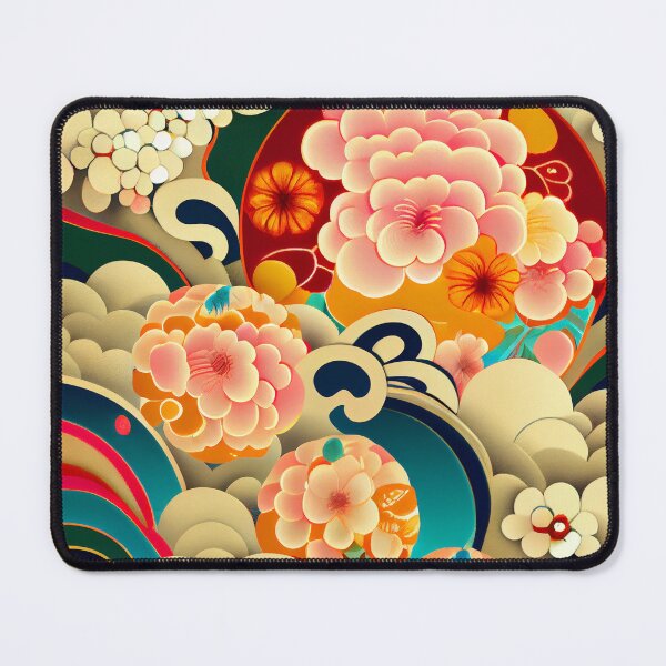 Artikelvorschau, Basic Fluid Happy Enchanted Asian Pattern Digital Painting entworfen und verkauft von CodeAndColors.