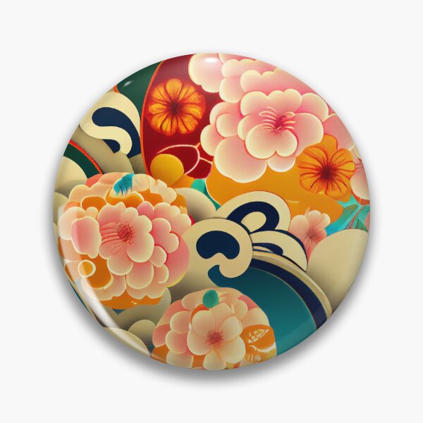 Artikelvorschau, Basic Fluid Happy Enchanted Asian Pattern Digital Painting entworfen und verkauft von CodeAndColors.