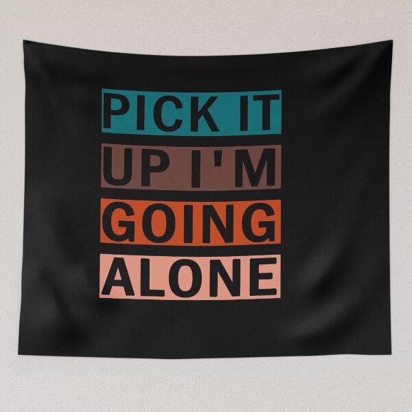 Item preview, Pick It Up I'm Going Alone Euchre Lovers For Men and Women designed and sold by AM Store.