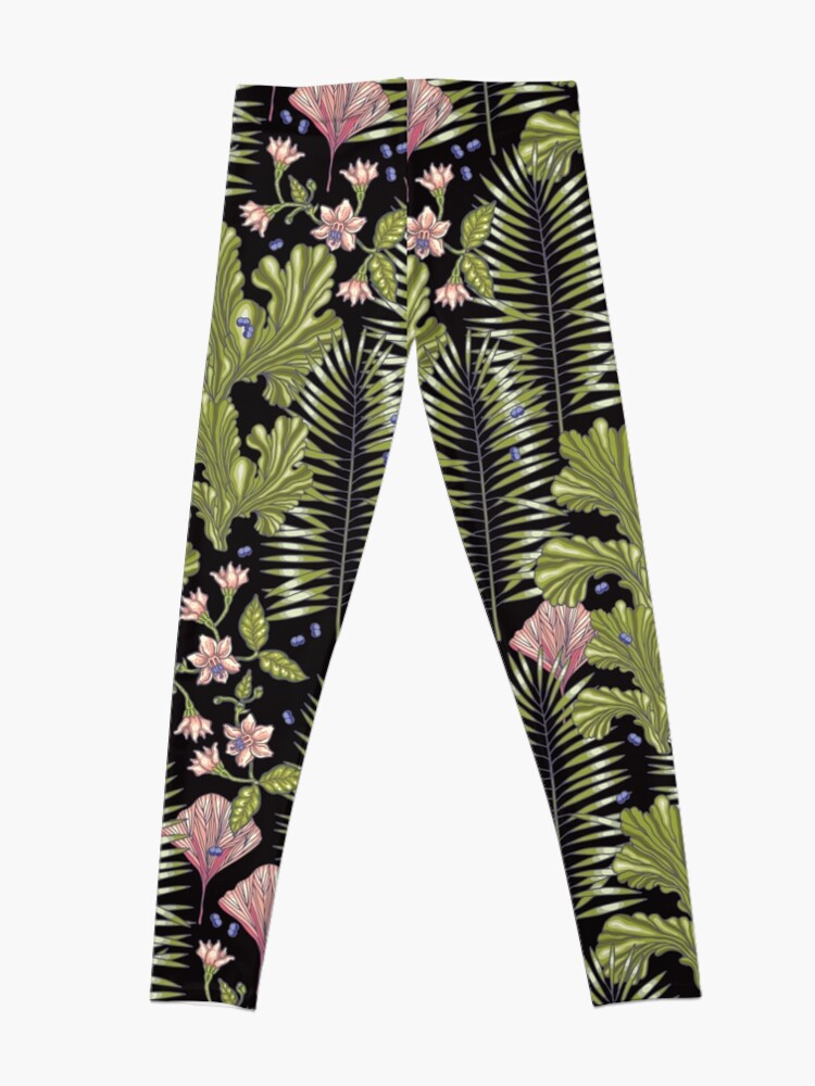 Thumbnail 4 of 5, Leggings, Tropical power designed and sold by smalldrawing.