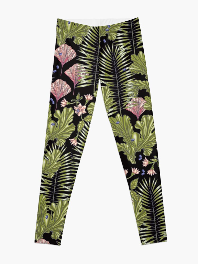 Thumbnail 3 of 5, Leggings, Tropical power designed and sold by smalldrawing.