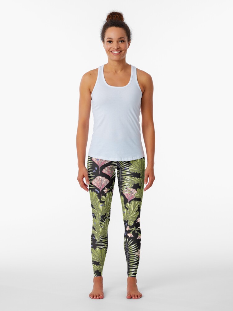 Thumbnail 1 of 5, Leggings, Tropical power designed and sold by smalldrawing.