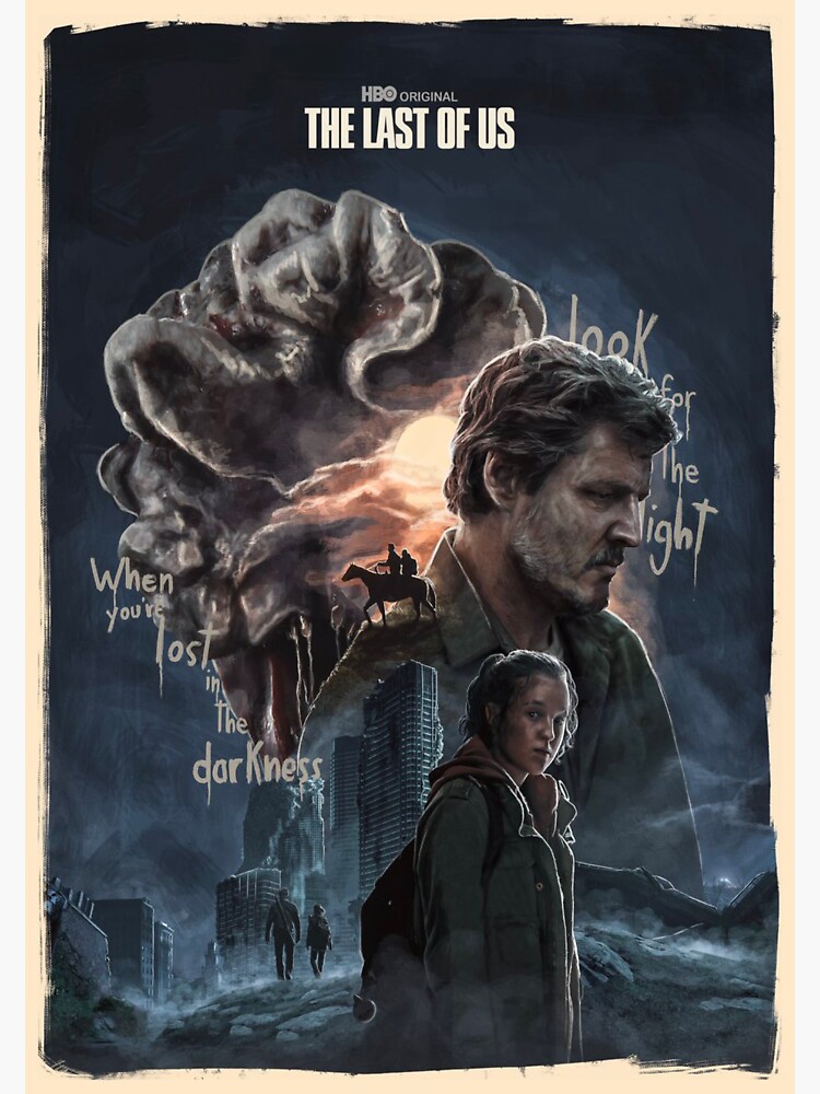 The last of Us Poster Sticker for Sale by URBANHEROMEN