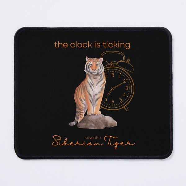 Item preview, Save The Siberian Tiger The Clock is Ticking Baseball Cap designed and sold by MagicWolfStar.