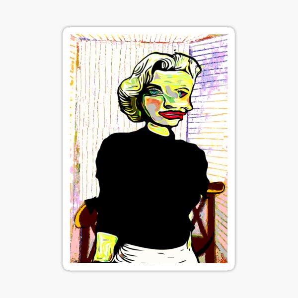 Marilyn Monroe by Picasso Sticker