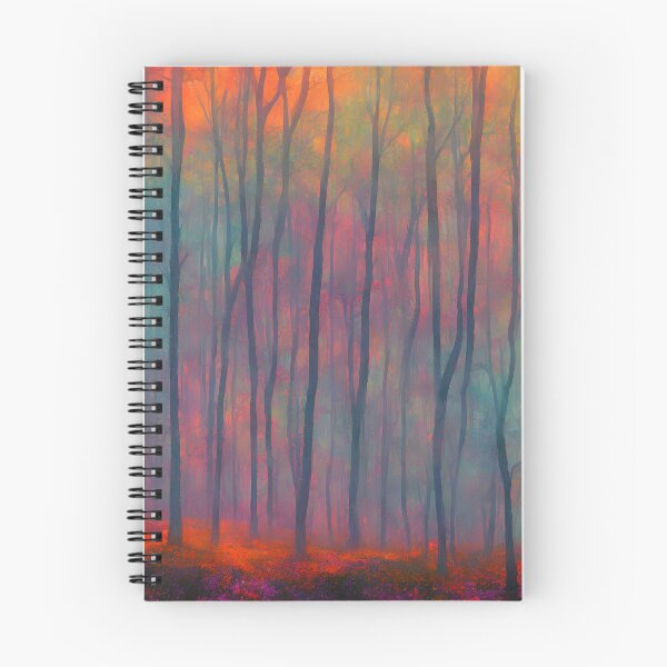 Item preview, Foggy autumn colorful forest  designed and sold by MindEscape ..