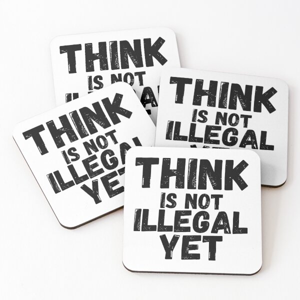 Item preview, Think Is Not Illegal Yet designed and sold by mu-art.