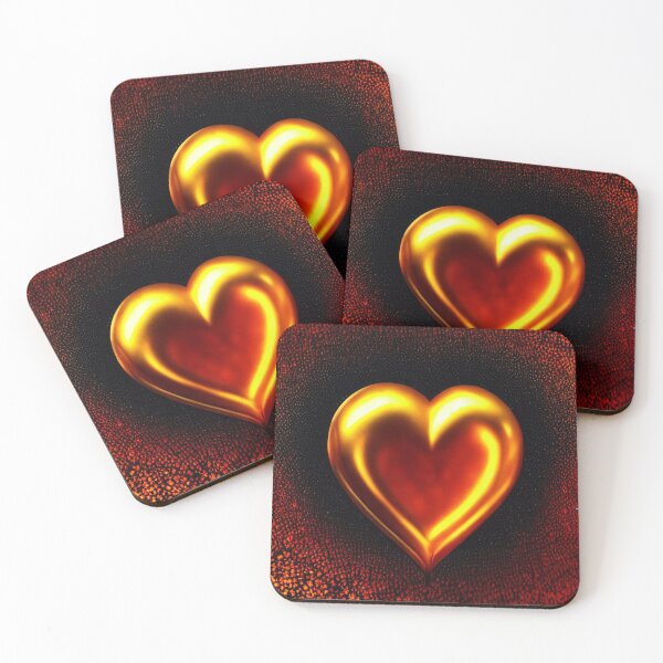 Item preview, Molten gold heart designed and sold by CallaCoralia.