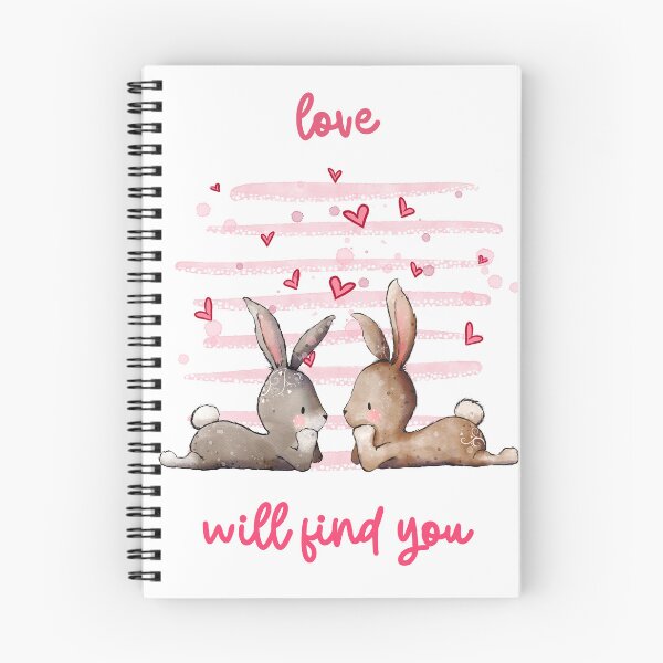 Item preview, Valentine's Day Cute Bunny Couple Love Will Find You 3 designed and sold by TasimaDesign.