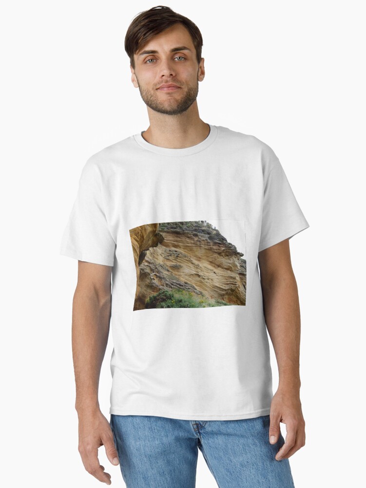 Thumbnail 1 of 7, Classic T-Shirt, It's Sedimentary! Clashach Cove, Moray designed and sold by SiobhanFraser.