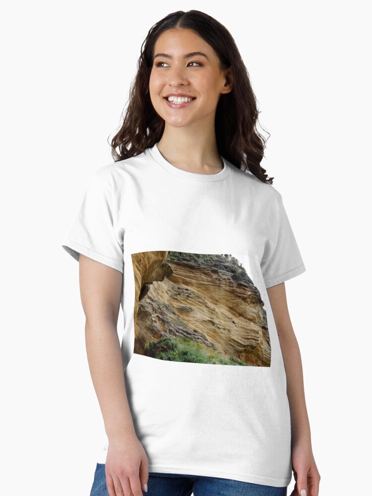 Thumbnail 2 of 7, Classic T-Shirt, It's Sedimentary! Clashach Cove, Moray designed and sold by SiobhanFraser.