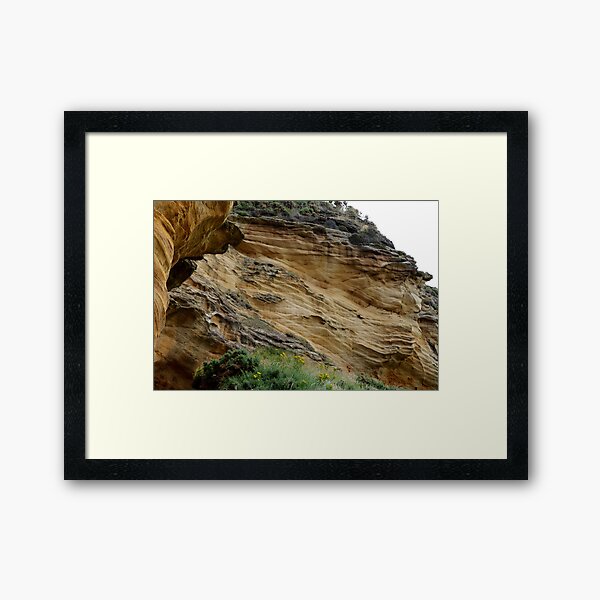 It's Sedimentary! Clashach Cove, Moray  Framed Art Print