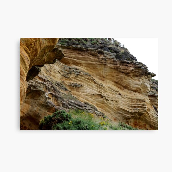 It's Sedimentary! Clashach Cove, Moray Canvas Print