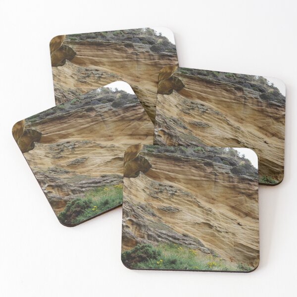 It's Sedimentary! Clashach Cove, Moray Coasters (Set of 4)