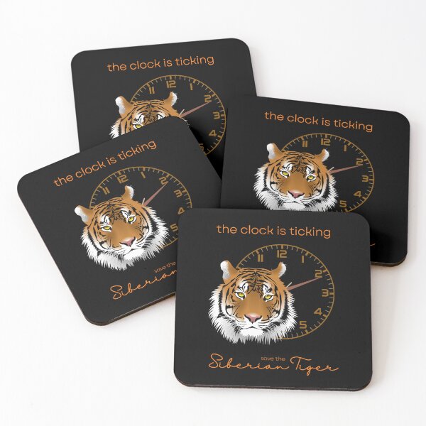 Item preview, Save The Siberian Tiger The Clock is Ticking Graphic T-shirt designed and sold by MagicWolfStar.