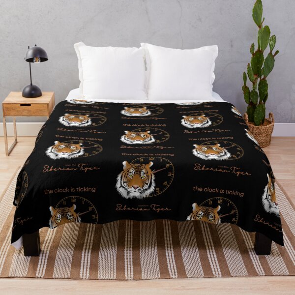 Item preview, Save The Siberian Tiger The Clock is Ticking Graphic T-shirt designed and sold by MagicWolfStar.