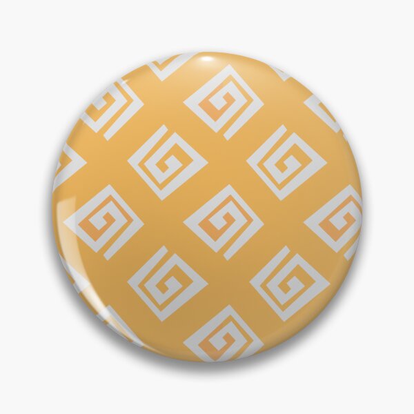 Item preview, Ethnic geometric spiral pattern - yellow designed and sold by BattaAnastasia.