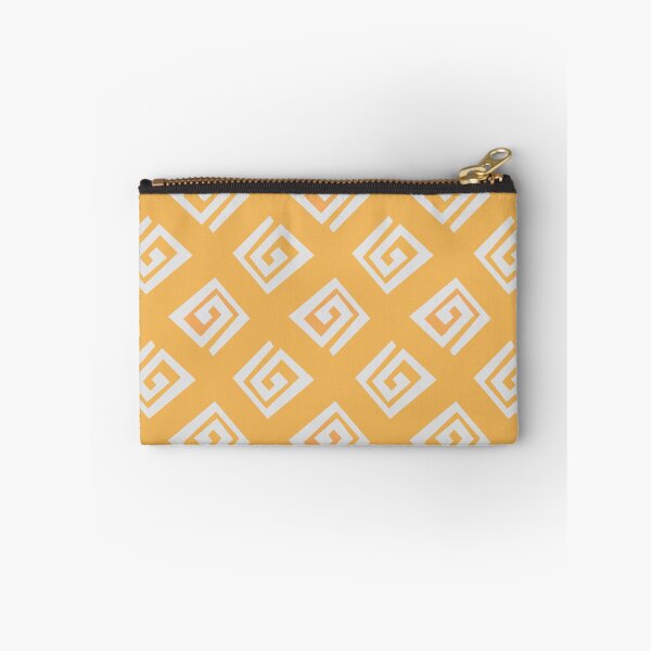 Item preview, Ethnic geometric spiral pattern - yellow designed and sold by BattaAnastasia.