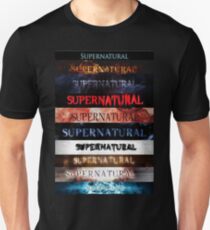 Supernatural intro seasons 1-10 Unisex T-Shirt