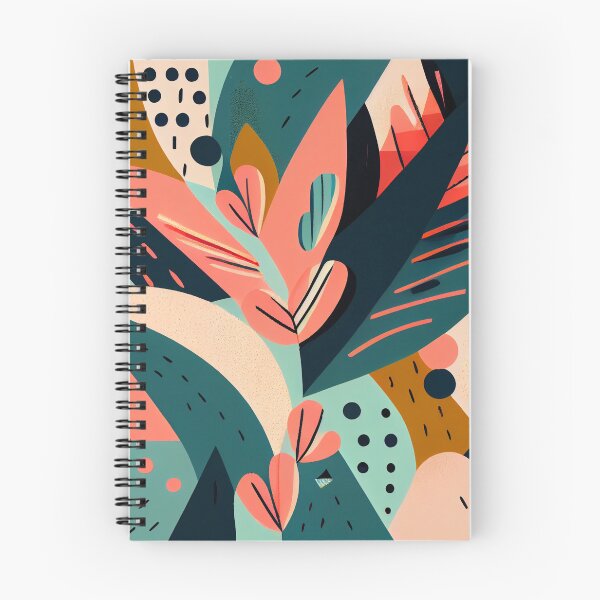 Item preview, Cute Semi Abstract Maximalist Pattern Digital Painting designed and sold by CodeAndColors.