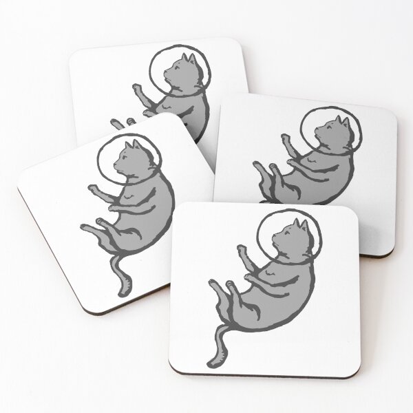 Item preview, Space cat grey designed and sold by Vattila.