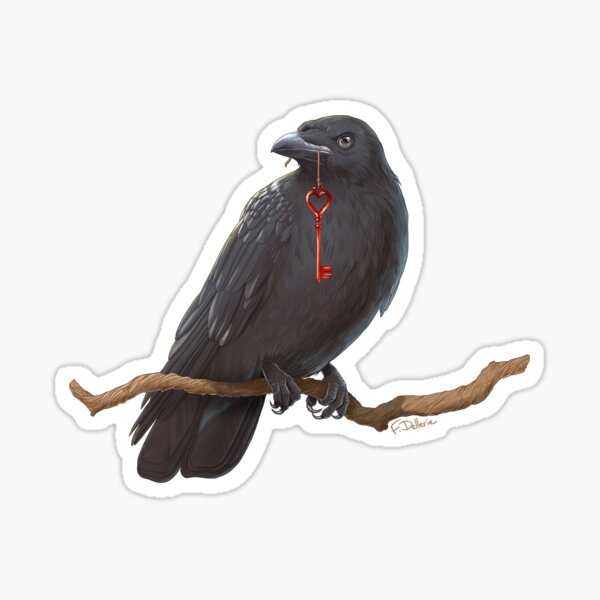 Raven Open Science Sticker