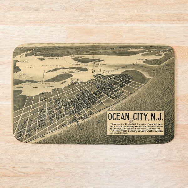 Artikelvorschau, Ocean City, New Jersey (1903) entworfen und verkauft von allhistory.