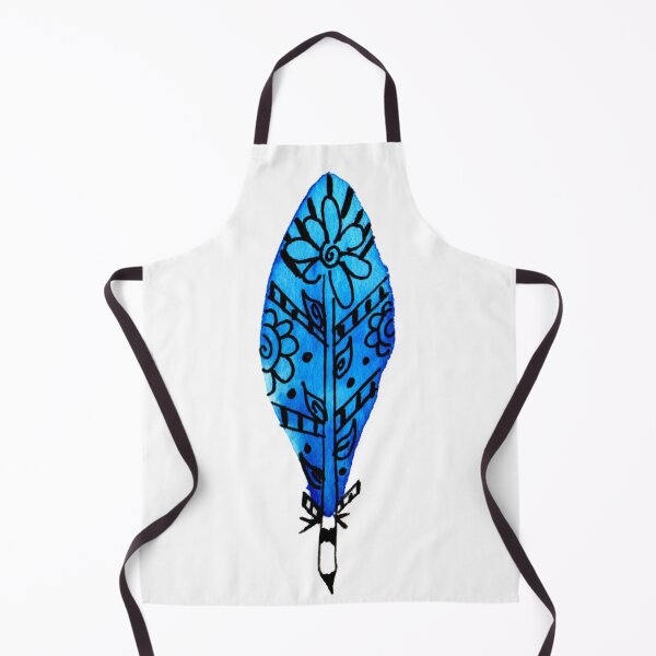 Item preview, Blue Flower Feather designed and sold by missmann.